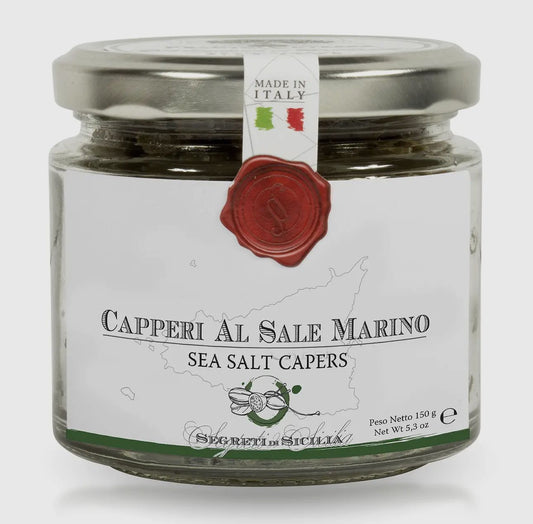 Gourmet Italian Capers in Sea Salt - Capers Non Pareil